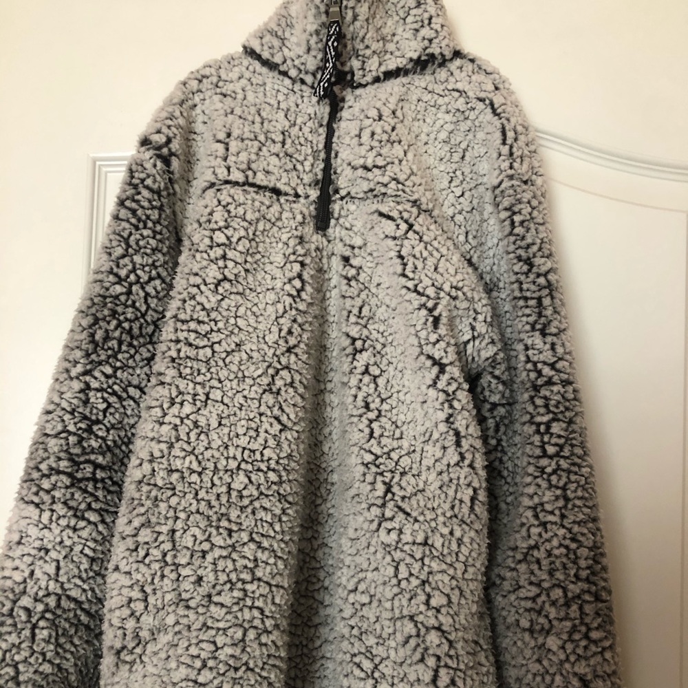Grey Sherpa Jacket